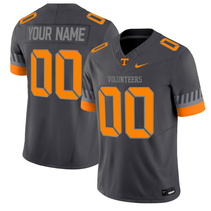 Custom Tennessee Volunteers Jersey 2025 Smokey Grey Series Stitched Football