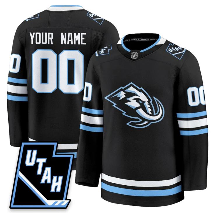 Custom Utah Hockey Jersey Mammoth 2025 Limited All Stitched Hockey