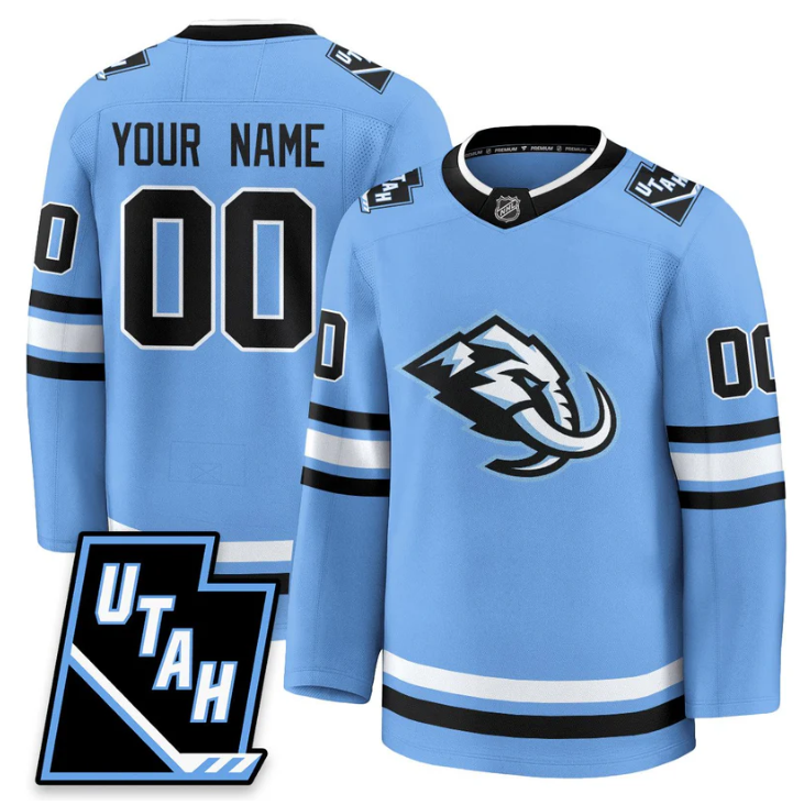 Custom Utah Jersey Mammoth 2025 Limited All Stitched Hockey - Image 3