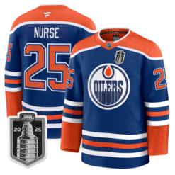 Darnell Nurse Jersey #25 Edmonton Oilers 2025 Stanley Cup Final Away Stitched Hockey