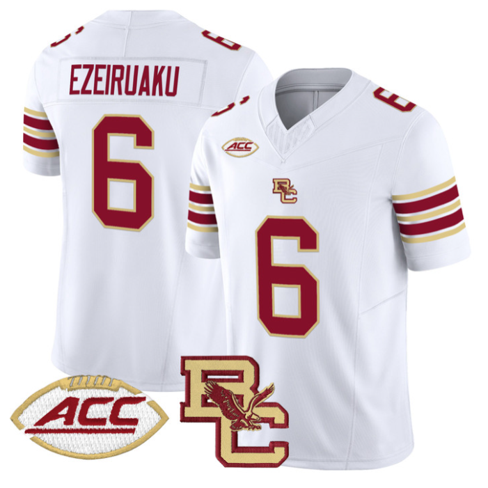 Donovan Ezeiruaku Jersey #6 Boston College Eagles 2025 Vapor Stitched Football - Image 2