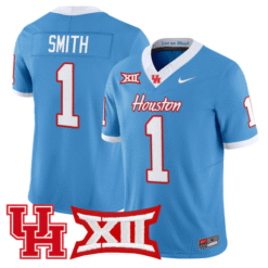 Donovan Smith Jersey #1 Houston Cougars 2025 Vapor Limited Light Stitched Football