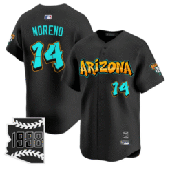 Gabriel Moreno Jersey #14 Arizona Diamondbacks Graffiti Desert Ink Edition Stitched Baseball