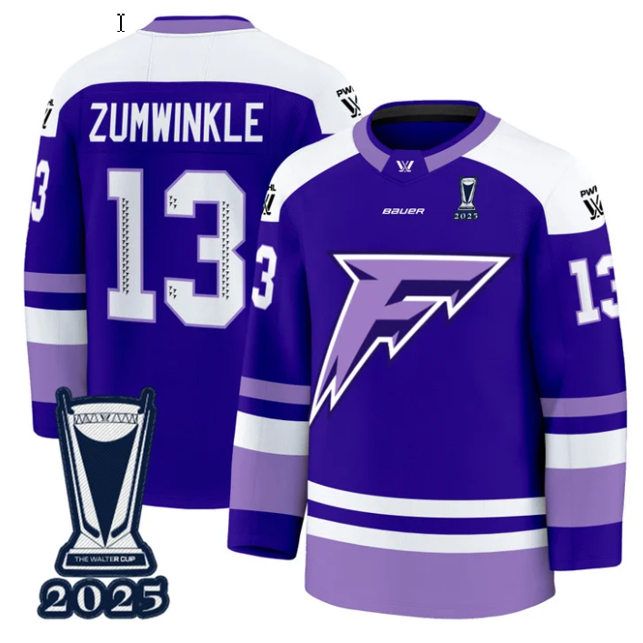 Grace Zumwinkle Jersey #13 Minnesota Frost 2025 PWHL Champions Premium Stitched Hockey