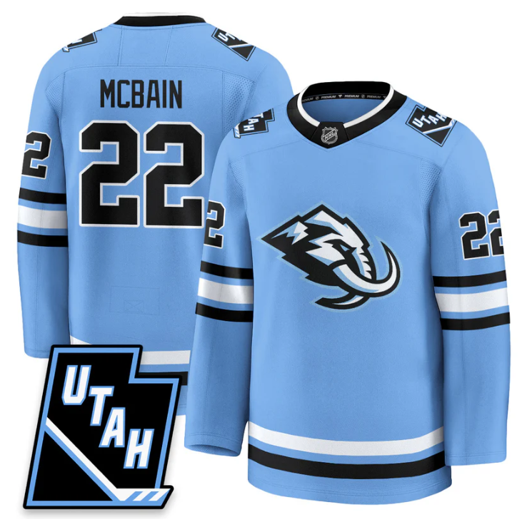 Jack McBain Jersey #22 Utah Hockey Mammoth 2025 Limited All Stitched Hockey - Image 3