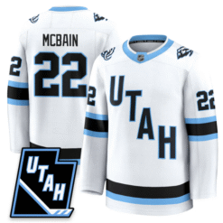 Alternative view of Jack McBain Jersey #22 Utah Hockey Mammoth 2025 Limited All Stitched Hockey