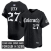 Jordan Beck Jersey #27 Colorado Rockies Gothic Mile High Shadows Edition Stitched Baseball
