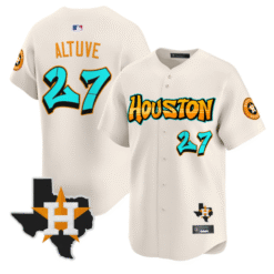 José Altuve Jersey #27 Houston Astros Graffiti H-Town Edition Stitched Baseball