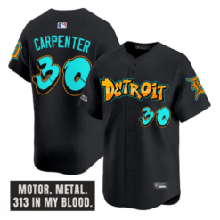 Kerry Carpenter Jersey #30 Detroit Tigers Graffiti Motor City Edition Stitched Baseball