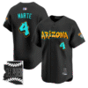 Ketel Marte Jersey #4 Arizona Diamondbacks Graffiti Desert Ink Edition Stitched Baseball