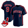 Kyle Manzardo Jersey #9 Cleveland Indians Ricky Wild Thing Vaughn Stitched Baseball