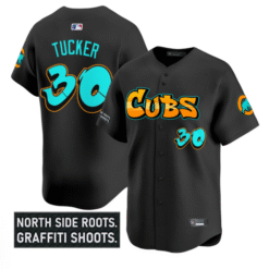 Kyle Tucker Jersey #30 Chicago Cubs Graffiti North Side Edition Stitched Baseball
