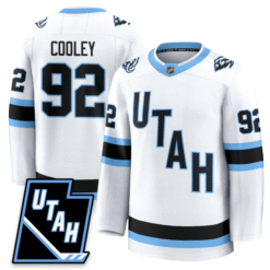 Alternative view of Logan Cooley Jersey #92 Utah Hockey Mammoth 2025 Limited All Stitched Hockey