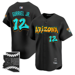 Lourdes Gurriel Jr Jersey #12 Arizona Diamondbacks Graffiti Desert Ink Stitched Baseball