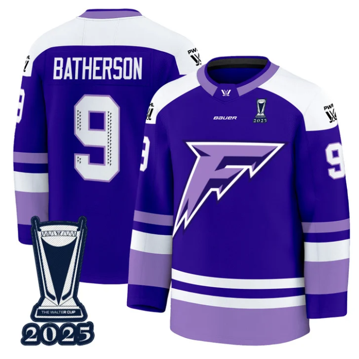 Mae Batherson Jersey #9 Minnesota Frost 2025 PWHL Champions Premium Stitched Hockey