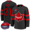 Brayden Point Jersey #21 Canada 4 Nations Face-Off 2025 Champions V2 Stitched Hockey