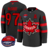 Connor McDavid Jersey #97 Canada 4 Nations Face-Off 2025 Champions V2 Stitched Hockey