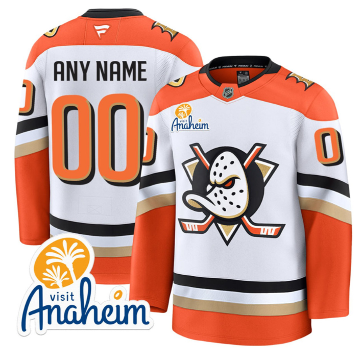 Custom Anaheim Ducks Jersey Name Number 30th Anniversary Primegreen All Stitched Hockey - Image 2