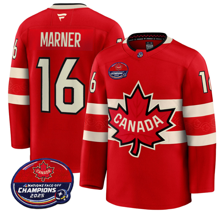 Mitch Marner Jersey #16 Canada 4 Nations Face-Off 2025 Champions V2 Stitched Hockey - Image 3