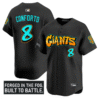 Heliot Ramos Jersey #17 San Francisco Giants Graffiti Fog City Drop Stitched Baseball