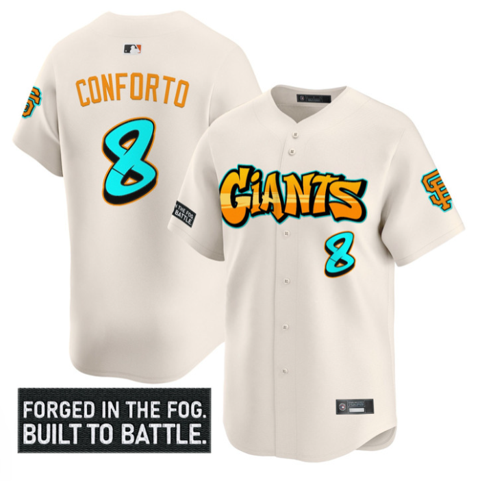Heliot Ramos Jersey #17 San Francisco Giants Graffiti Fog City Drop Stitched Baseball - Image 2
