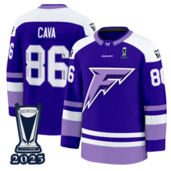 Michela Cava Jersey #86 Minnesota Frost 2025 PWHL Champions Premium Stitched Hockey