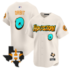 Orbit Jersey #0 Houston Astros Graffiti H-Town Edition Stitched Baseball