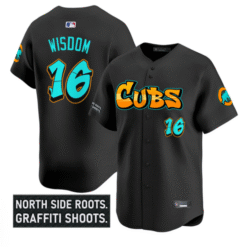 Patrick Wisdom Jersey #16 Chicago Cubs Graffiti North Side Edition Stitched Baseball