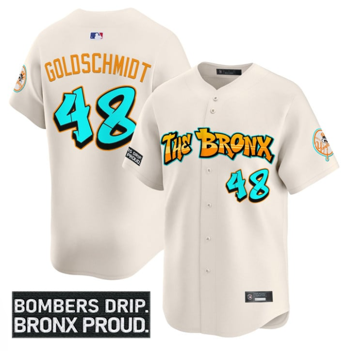 Paul Goldschmidt Jersey #48 Yankees Graffiti Bronx Bombers Edition Stitched Baseball