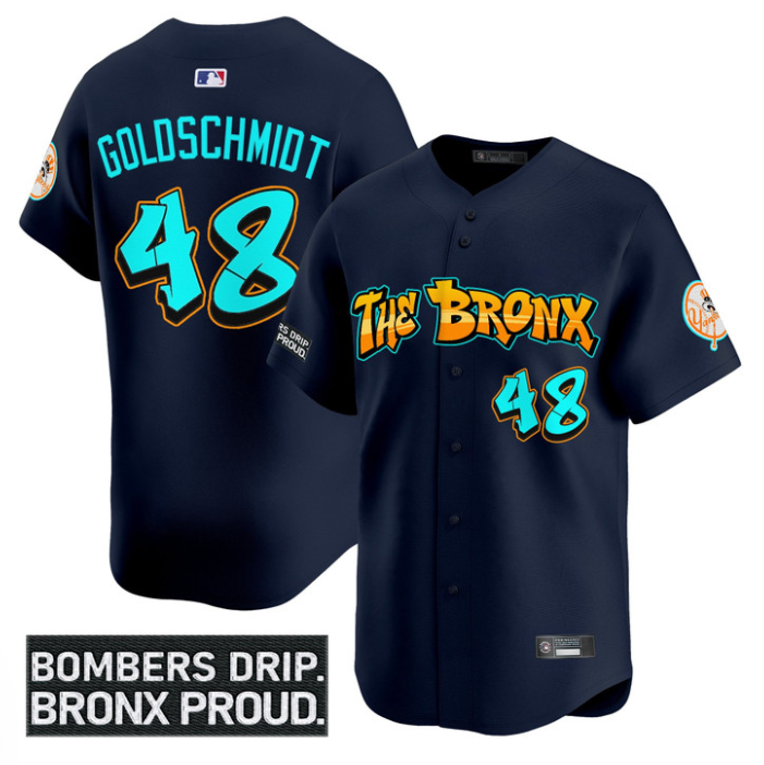 Paul Goldschmidt Jersey #48 Yankees Graffiti Bronx Bombers Edition Stitched Baseball - Image 3