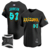 Randy Johnson Jersey #51 Arizona Diamondbacks Graffiti Desert Ink Edition Stitched Baseball