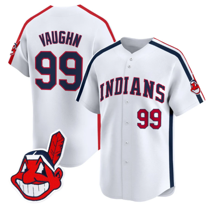 Ricky Vaughn Jersey #99 Cleveland Indians Ricky Wild Thing Vaughn Stitched Baseball - Image 2
