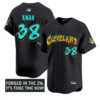Steven Kwan Jersey #38 Cleveland Indians Graffiti 216 Ink Edition Stitched Baseball