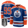 Wayne Gretzky Jersey #99 Edmonton Oilers 2025 Stanley Cup Final Away Stitched Hockey