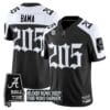 Bama Jersey #205 Alabama Crimson Gothic Bama Blood Edition Football Stitched