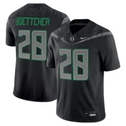 Bryce Boettcher Jersey #28 Oregon Ducks 2025 Vapor Limited V2 Stitched Football