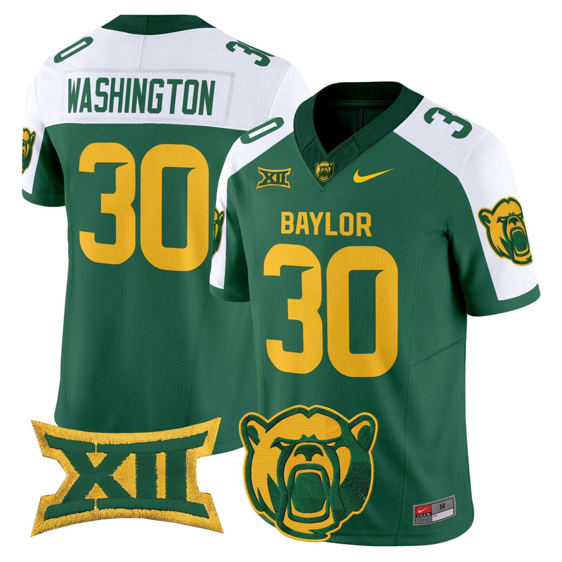 Bryson Washington Jersey #30 Baylor Bears 2025 V2 Vapor Stitched Football - Image 6