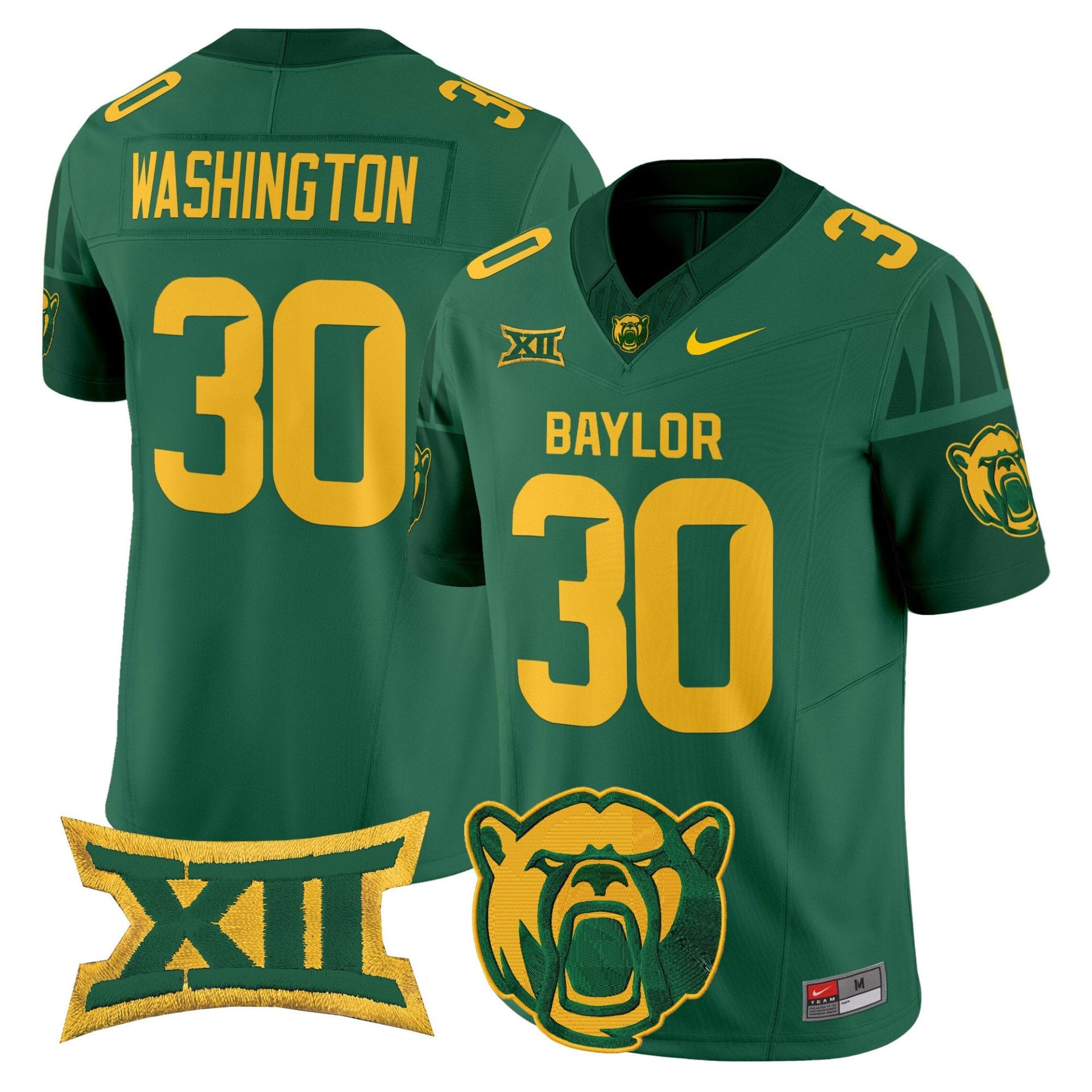 Bryson Washington Jersey #30 Baylor Bears 2025 V2 Vapor Stitched Football - Image 5