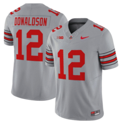Alternative view of CJ Donaldson Jersey #12 Ohio State Heritage Stripe 2025-26 Stitched Football