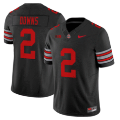 Caleb Downs Jersey #2 Ohio State Heritage Stripe 2025-26 Stitched Football
