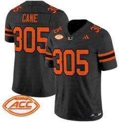 Cane Jersey #305 Miami Hurricanes 2025 Vapor Limited Football Stitched