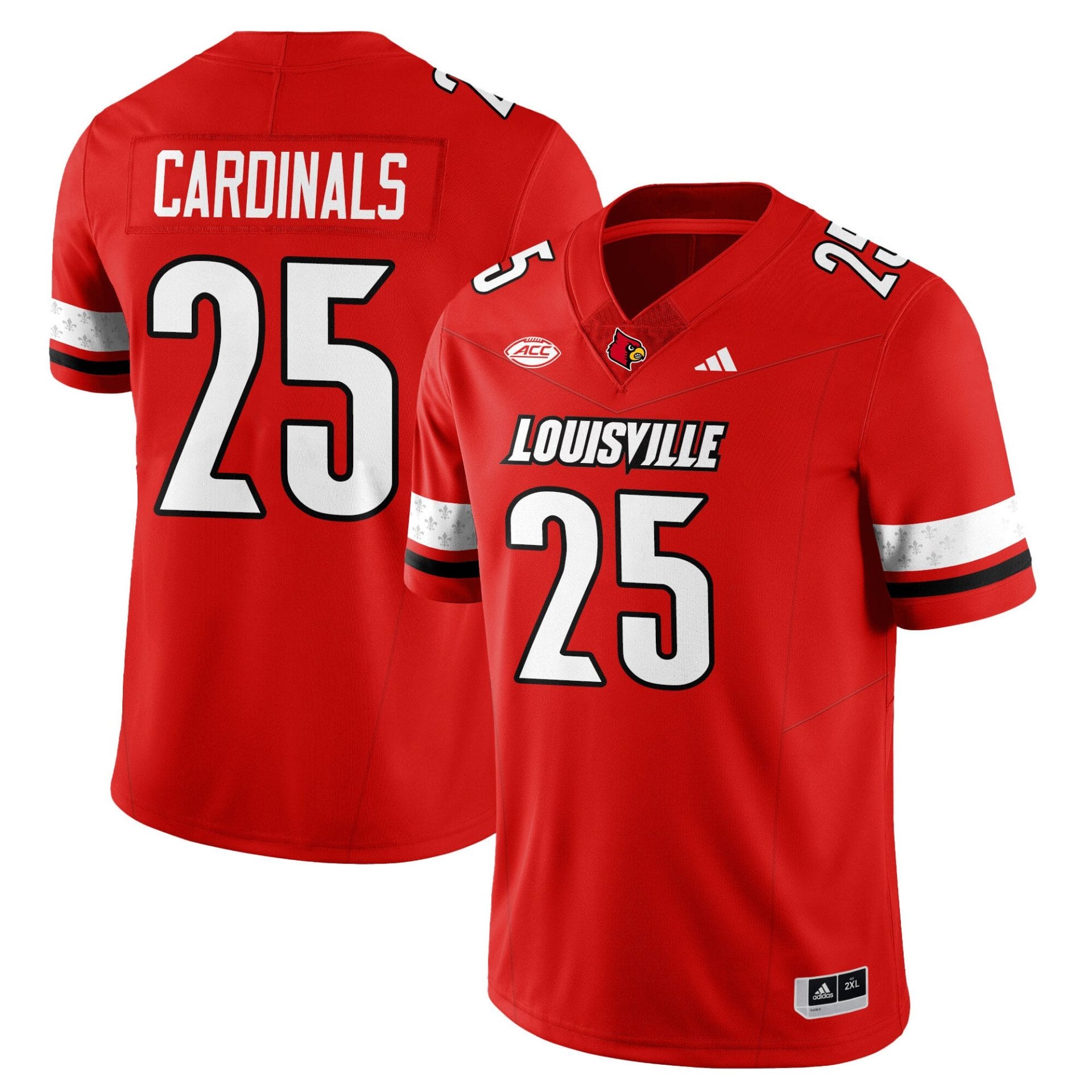 Cardinals Jersey #25 Louisville Football 2025 Vapor Limited Stitched Football
