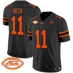 Carson Beck Jersey #11 Miami Hurricanes 2025 Limited Stitched Football