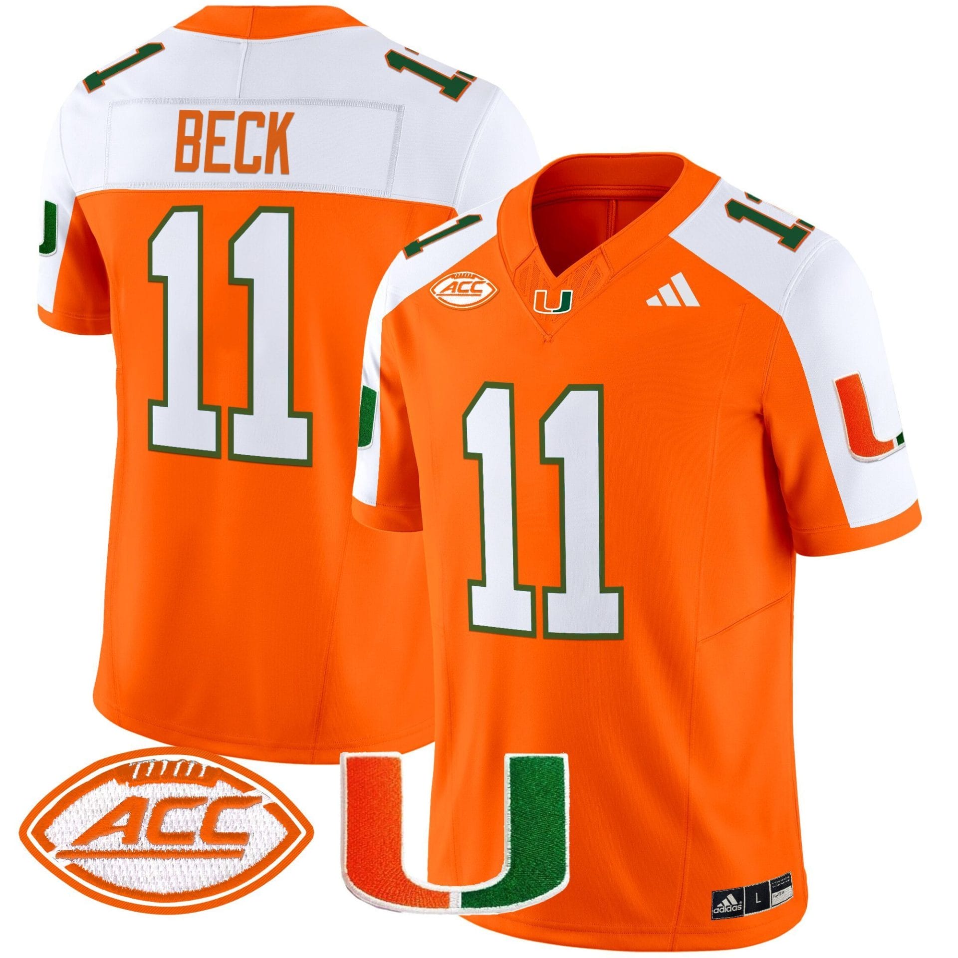 Carson Beck Jersey #11 Miami Hurricanes 2025 Limited Stitched Football - Image 4