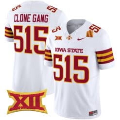 Alternative view of Clone Gang Jersey #515 Iowa State Cyclones 2025 Stitched Football