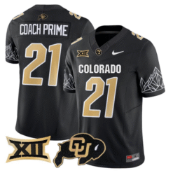 Coach Prime Jersey #21 Colorado Buffaloes 2025 Limited V2 Stitched Football