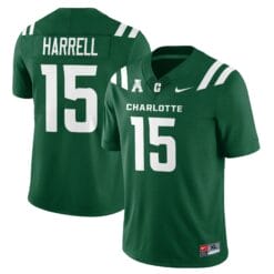 Conner Harrell Jersey #15 Charlotte 49ers Football 2025 Limited Stitched Football
