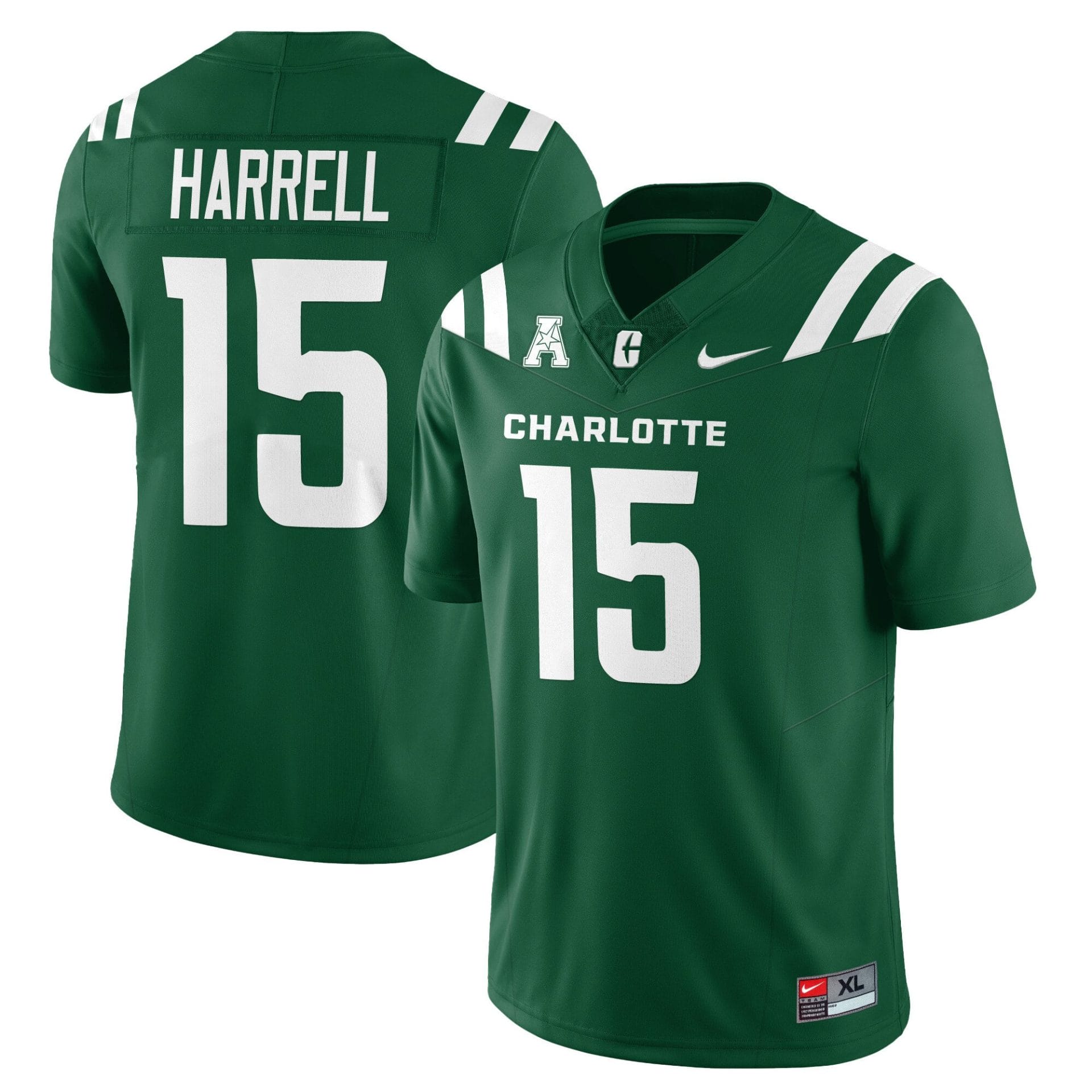 Conner Harrell Jersey #15 Charlotte 49ers Football 2025 Limited Stitched Football