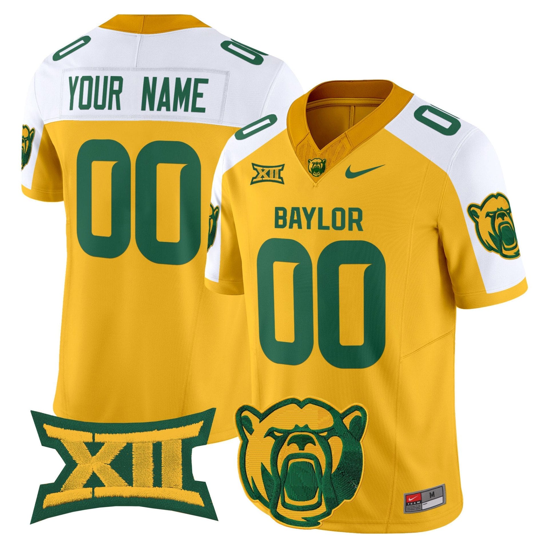 Custom Baylor Bears Jersey Name, Number 2025 V2 Stitched Football - Image 6