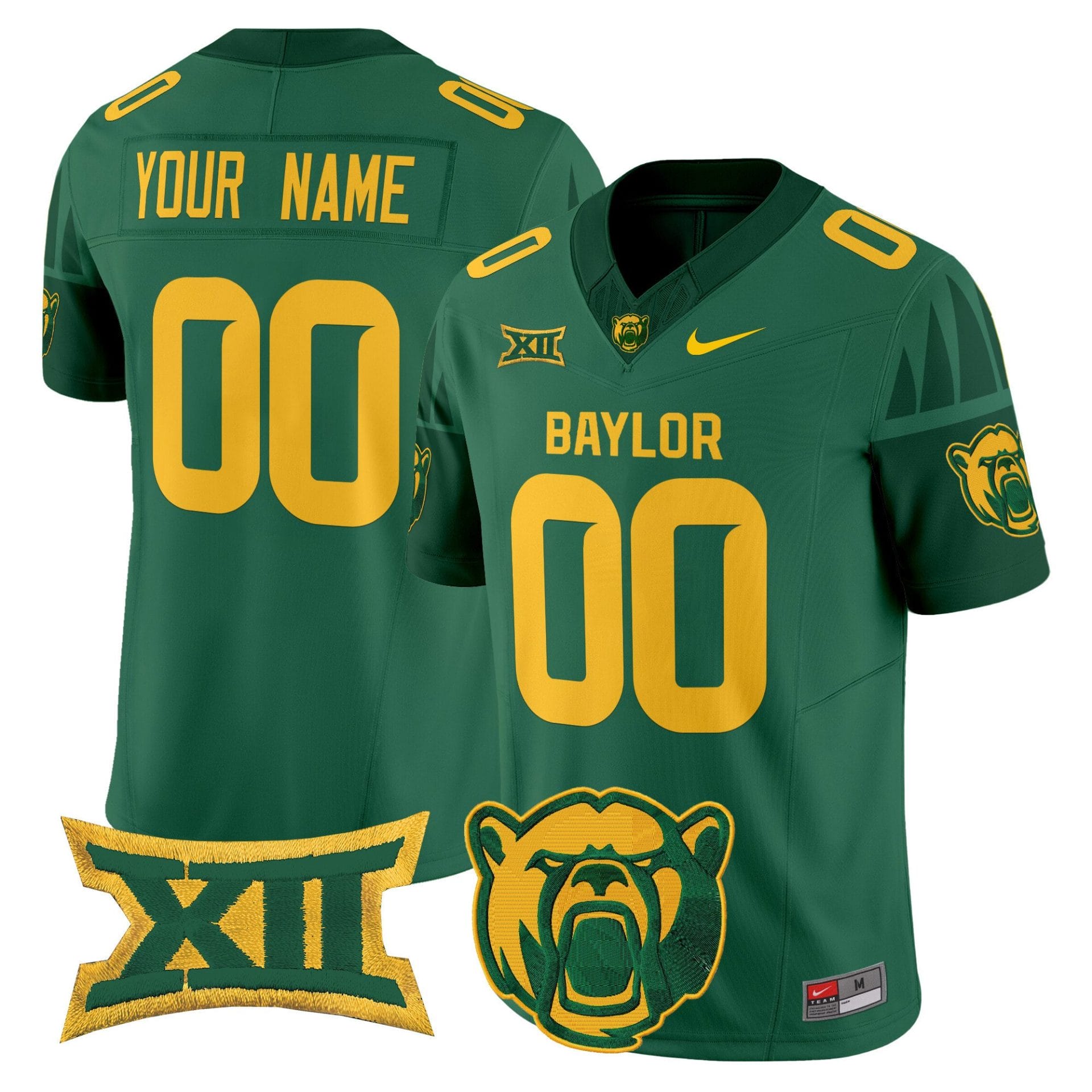 Custom Baylor Bears Jersey Name, Number 2025 V2 Stitched Football - Image 3